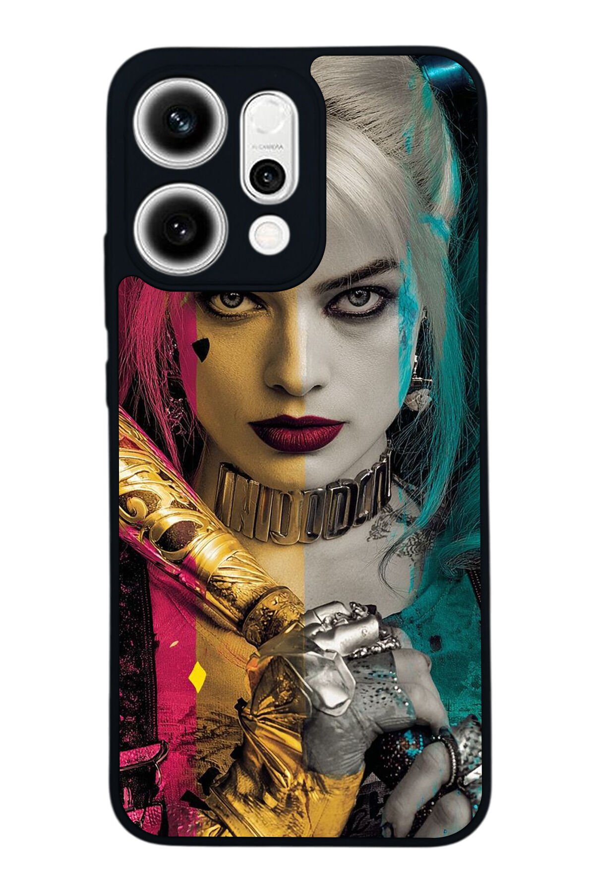 Oppo Reno 14 Uyumlu HarleyQueen Tasarımlı Glossy Premium Kılıf