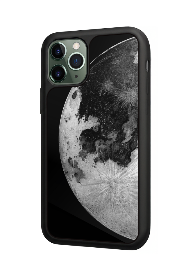 iPhone 11 Pro Max Uyumlu Ay Tasarımlı Glossy Premium Kılıf