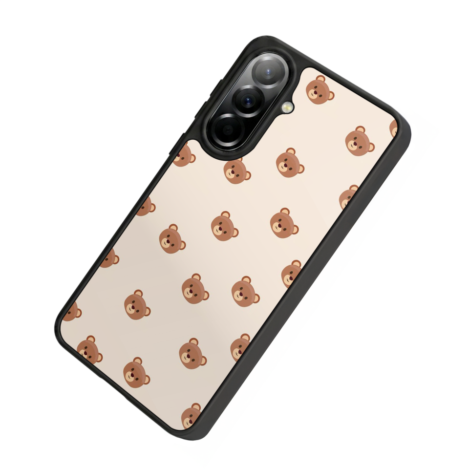 Samsung Galaxy A37 Uyumlu Ayı Tasarımlı Glossy Premium Kılıf