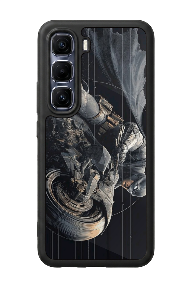 Infinix Hot 60 Pro Plus Uyumlu Batman Tasarımlı Glossy Premium Kılıf