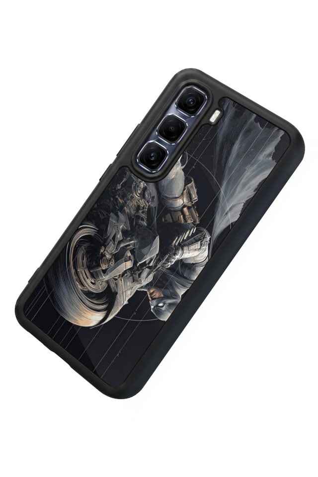 Infinix Hot 60 Pro Plus Uyumlu Batman Tasarımlı Glossy Premium Kılıf