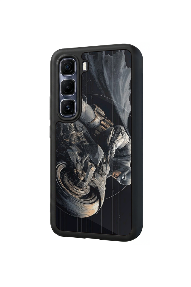 Infinix Hot 60 Pro Plus Uyumlu Batman Tasarımlı Glossy Premium Kılıf