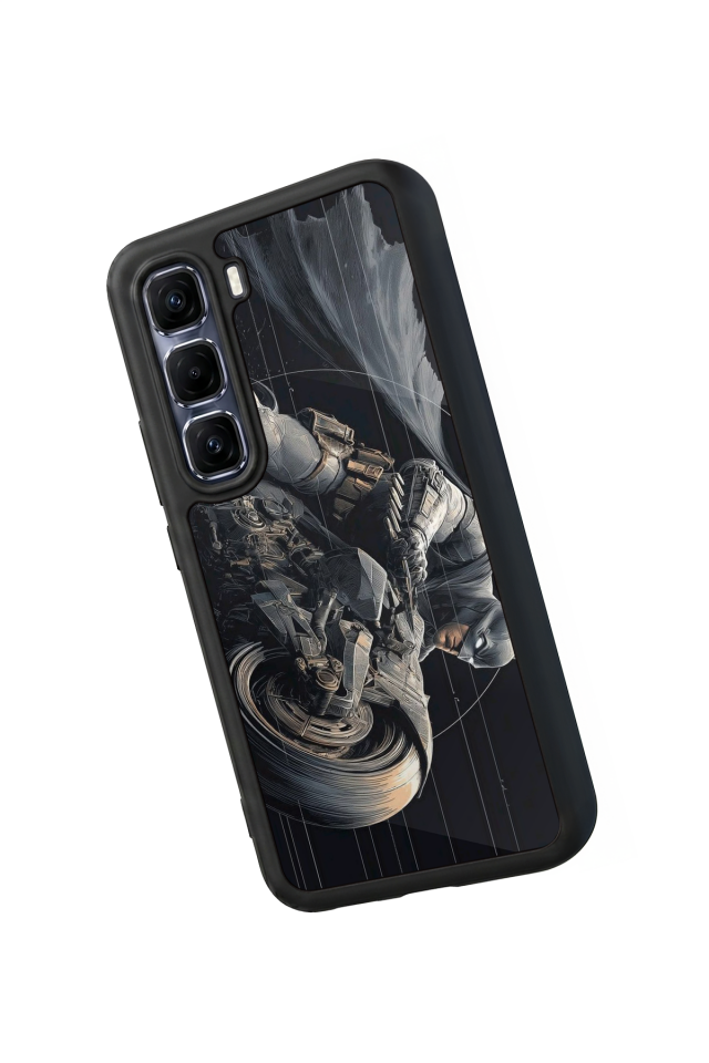 Infinix Hot 60 Pro Plus Uyumlu Batman Tasarımlı Glossy Premium Kılıf