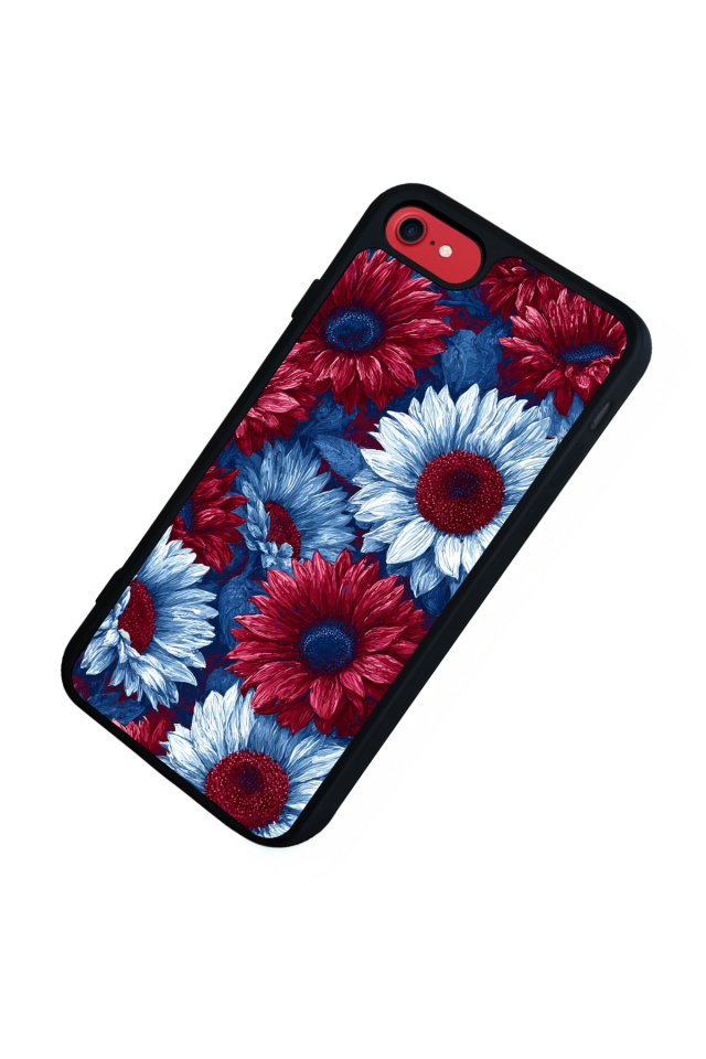 iPhone 7 Uyumlu Cicek Tasarımlı Glossy Premium Kılıf