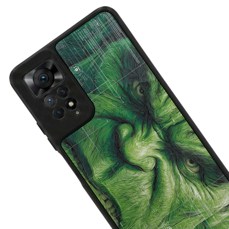 Xiaomi Redmi Note 12 Pro Uyumlu Hulk Tasarımlı Glossy Premium Kılıf