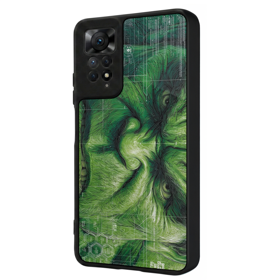 Xiaomi Redmi Note 12 Pro Uyumlu Hulk Tasarımlı Glossy Premium Kılıf