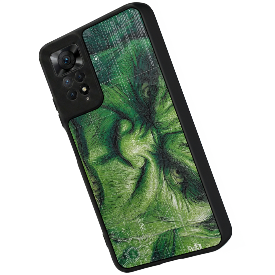 Xiaomi Redmi Note 12 Pro Uyumlu Hulk Tasarımlı Glossy Premium Kılıf