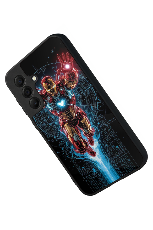 Samsung Galaxy A17 Uyumlu Iron Man ( Demir Adam ) Tasarımlı Glossy Premium Kılıf