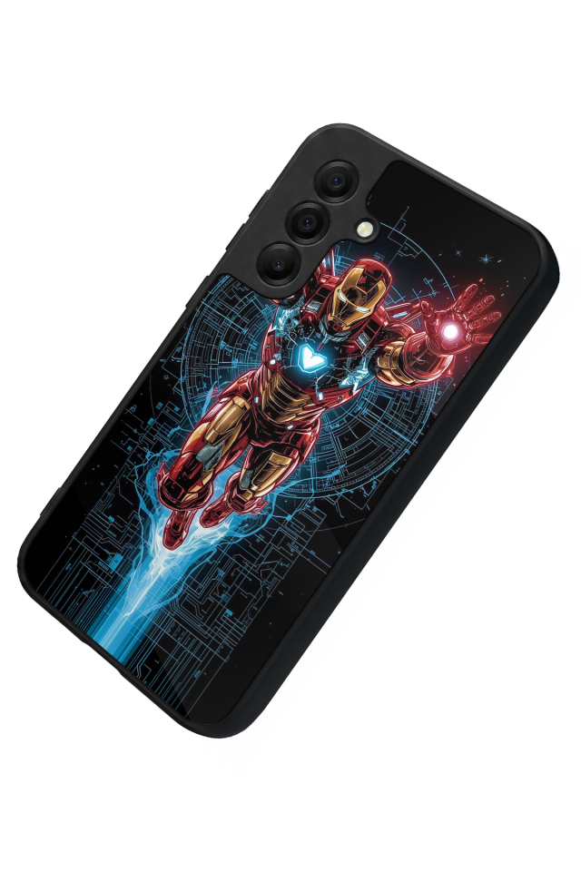 Samsung Galaxy A17 Uyumlu Iron Man ( Demir Adam ) Tasarımlı Glossy Premium Kılıf