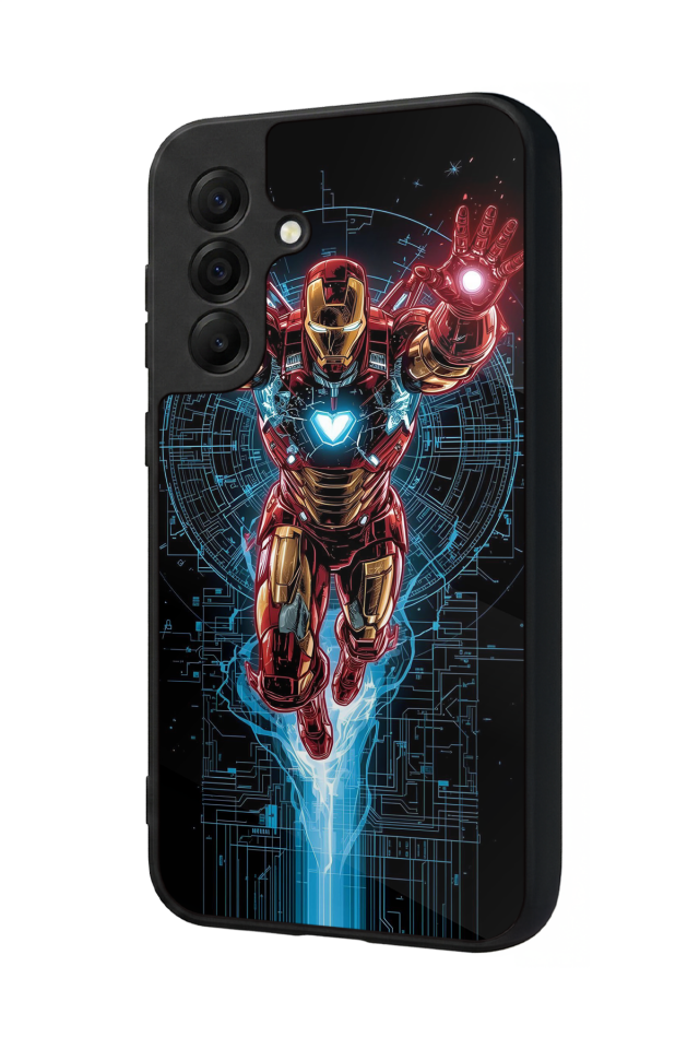 Samsung Galaxy A17 Uyumlu Iron Man ( Demir Adam ) Tasarımlı Glossy Premium Kılıf
