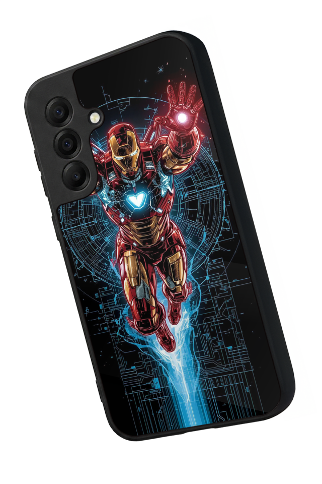 Samsung Galaxy A17 Uyumlu Iron Man ( Demir Adam ) Tasarımlı Glossy Premium Kılıf