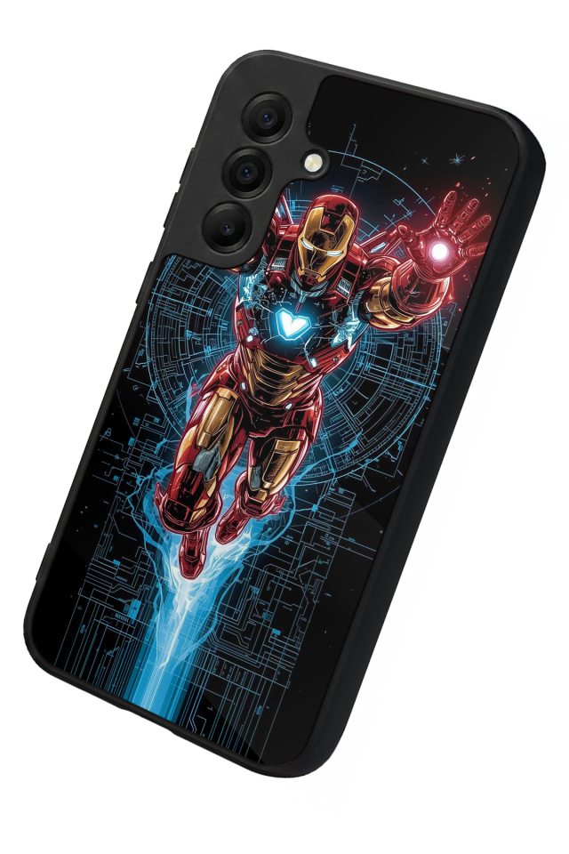 Samsung Galaxy A17 Uyumlu Iron Man ( Demir Adam ) Tasarımlı Glossy Premium Kılıf
