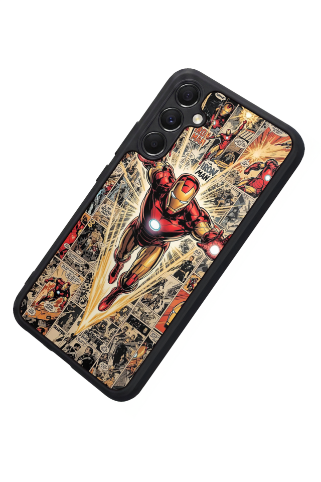 Samsung Galaxy A34 Uyumlu  Iron Man ( Demir Adam ) Tasarımlı Glossy Premium Kılıf