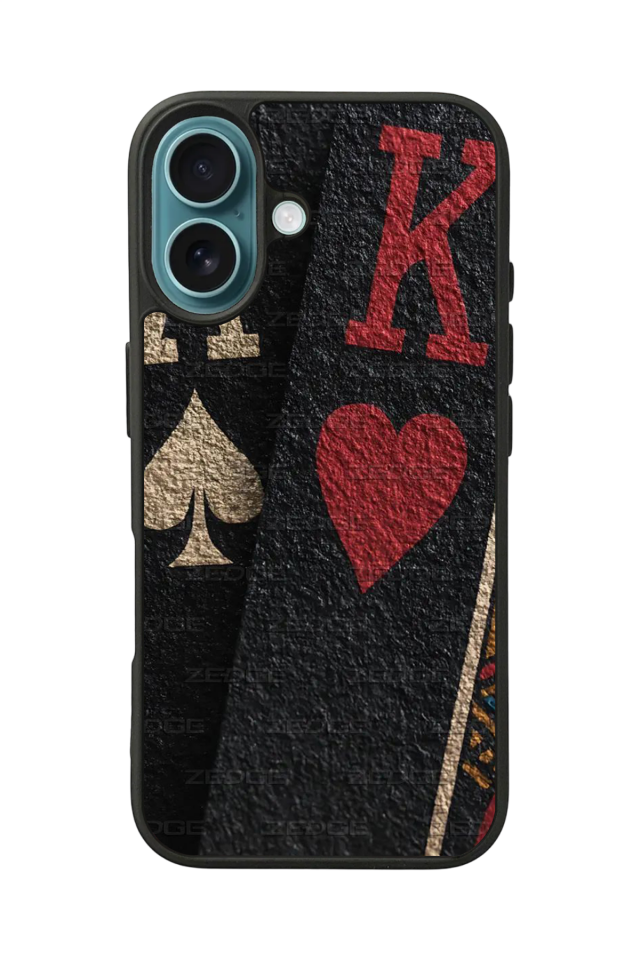 iPhone 16 Plus Uyumlu Kart Tasarımlı Glossy Premium Kılıf