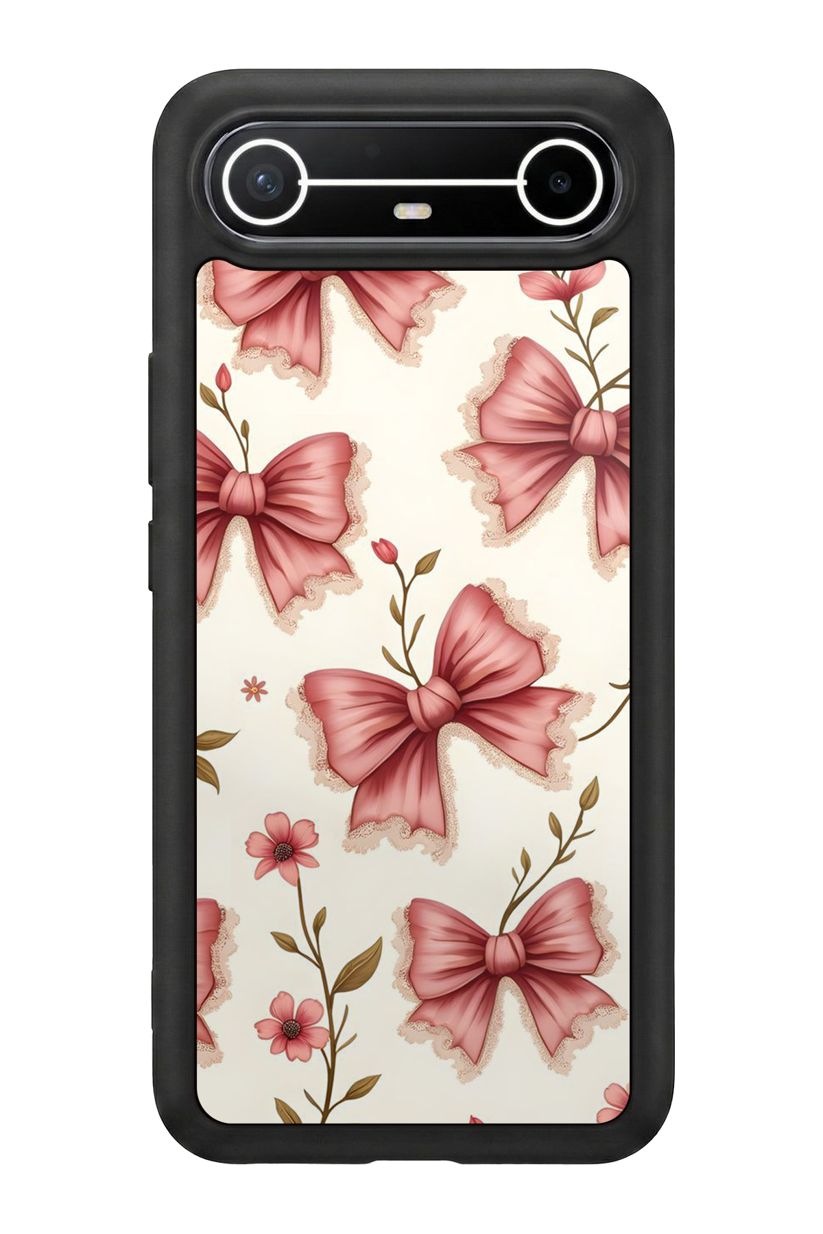 Tecno Spark Slim 5G Uyumlu Kurdele Tasarımlı Glossy Premium Kılıf