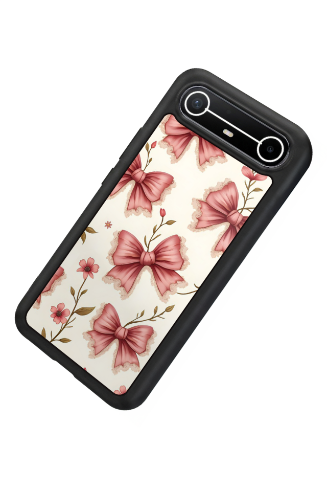 Tecno Spark Slim 5G Uyumlu Kurdele Tasarımlı Glossy Premium Kılıf
