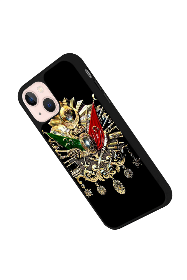 iPhone 13/14 Uyumlu Osmanli Tugrasi Tasarımlı Glossy Premium Kılıf
