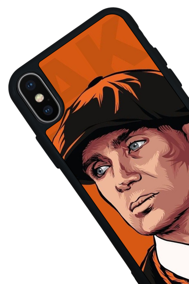 iPhone X/ XS Uyumlu Peaky Blinders Tasarımlı Glossy Premium Kılıf