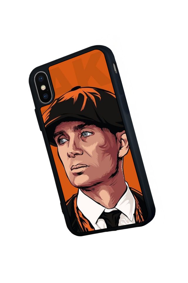 iPhone X/ XS Uyumlu Peaky Blinders Tasarımlı Glossy Premium Kılıf