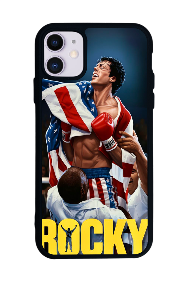 iPhone 11 Uyumlu Rocky Tasarımlı Glossy Premium Kılıf