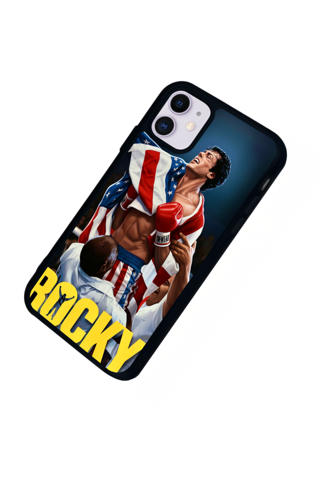 iPhone 11 Uyumlu Rocky Tasarımlı Glossy Premium Kılıf