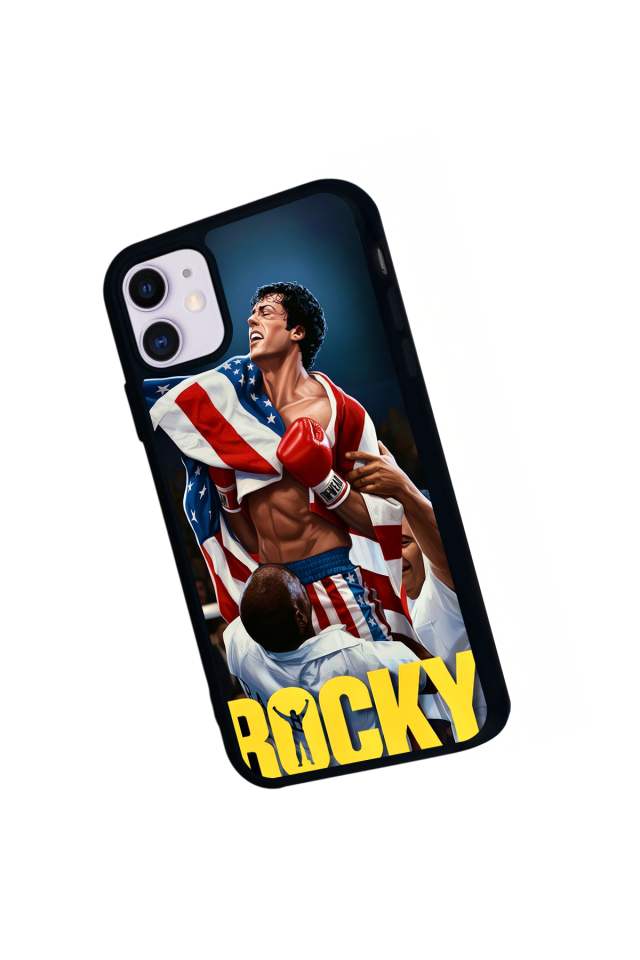 iPhone 11 Uyumlu Rocky Tasarımlı Glossy Premium Kılıf
