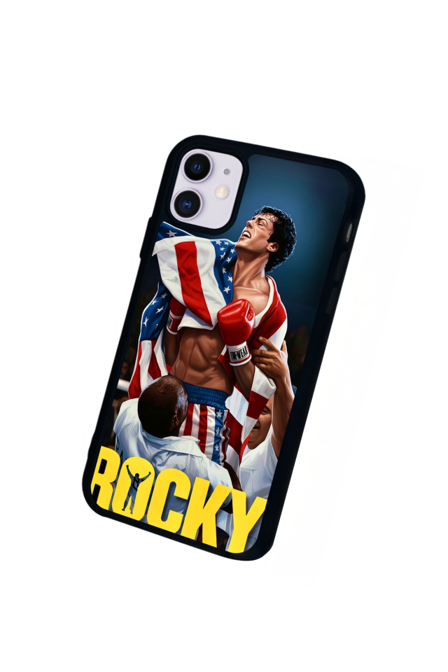 iPhone 11 Uyumlu Rocky Tasarımlı Glossy Premium Kılıf