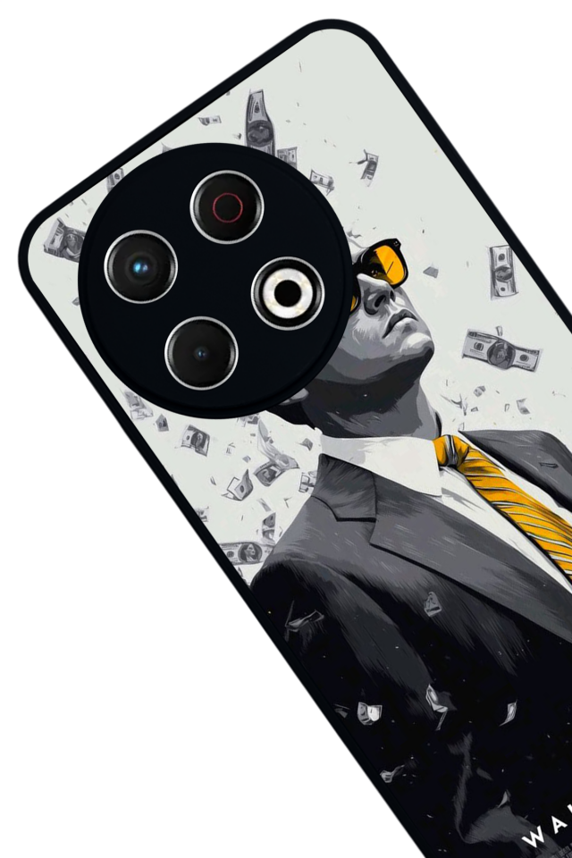 Tecno Spark 30 Pro Uyumlu TheWolf Tasarımlı Glossy Premium Kılıf