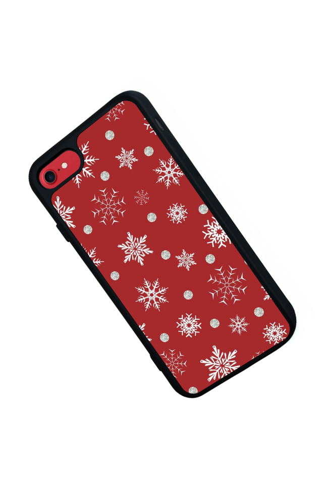 iPhone SE Uyumlu Yilbasi Christmas Tasarımlı Glossy Premium Kılıf