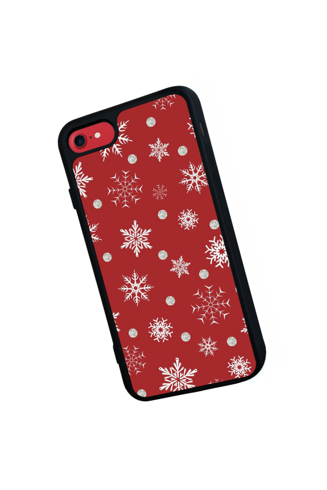 iPhone SE Uyumlu Yilbasi Christmas Tasarımlı Glossy Premium Kılıf