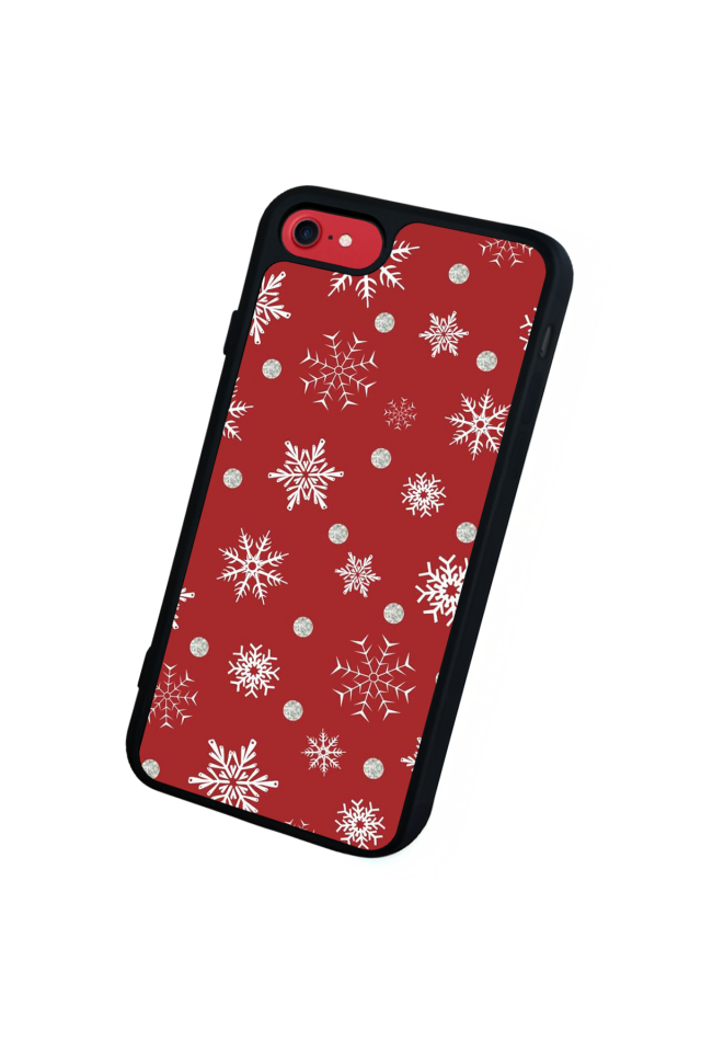 iPhone SE Uyumlu Yilbasi Christmas Tasarımlı Glossy Premium Kılıf
