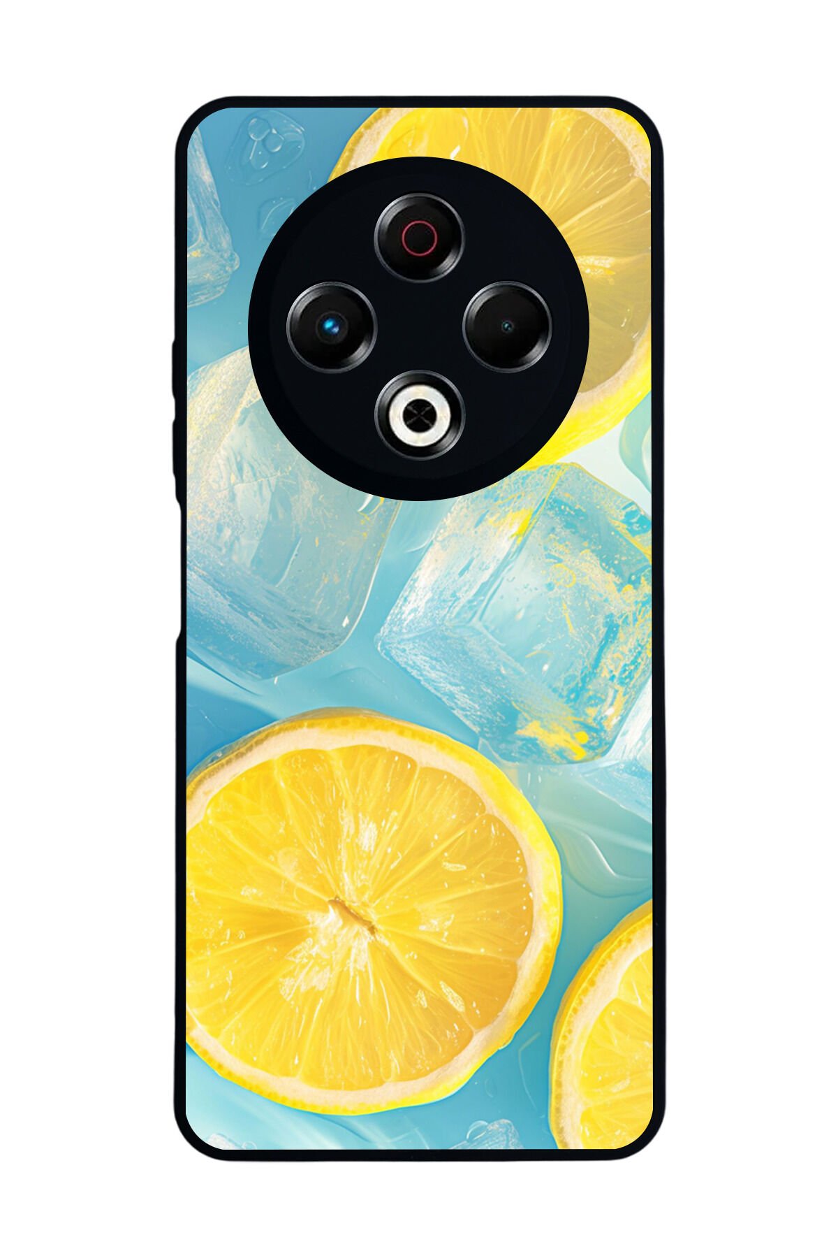 Tecno Spark 30 Uyumlu Limon Tasarımlı Glossy Premium Kılıf