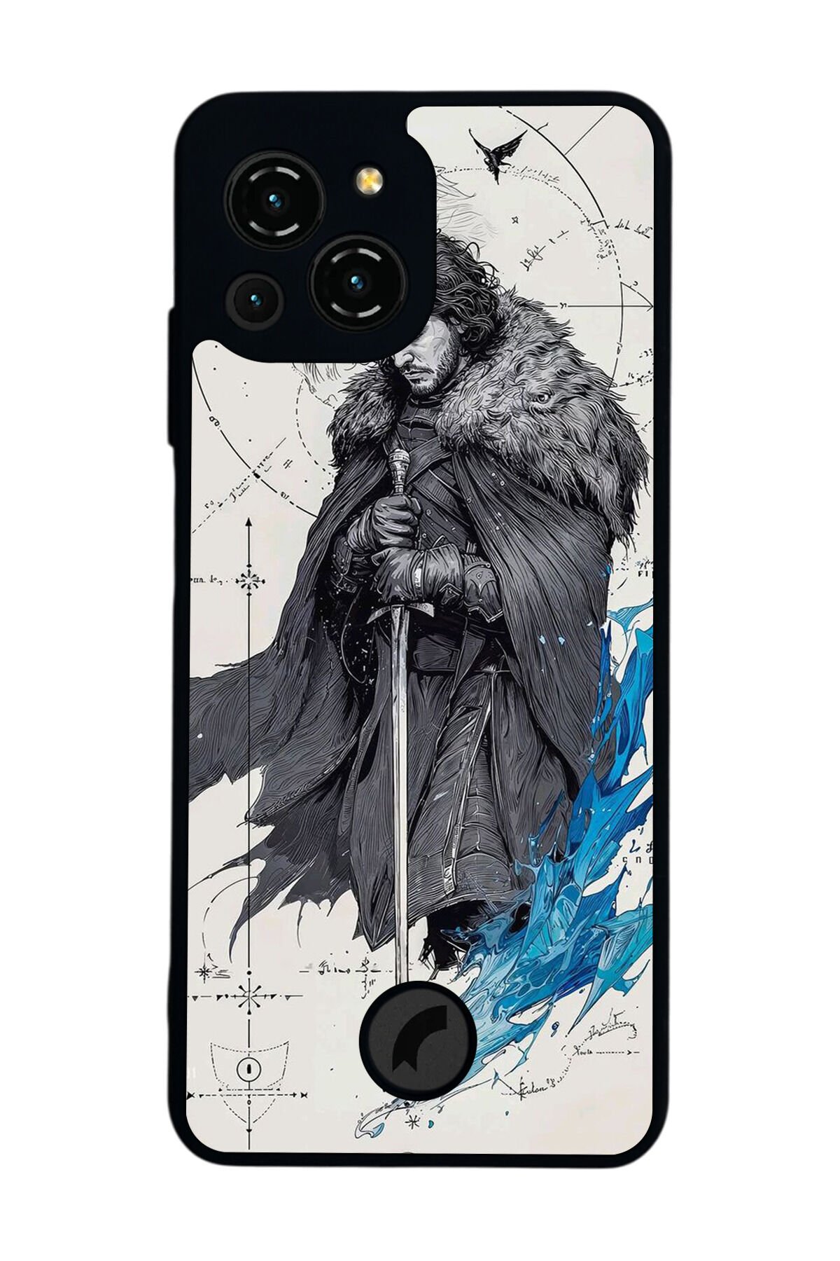 Reeder S23 Pro Max Uyumlu GameOfThrones Tasarımlı Glossy Premium Kılıf