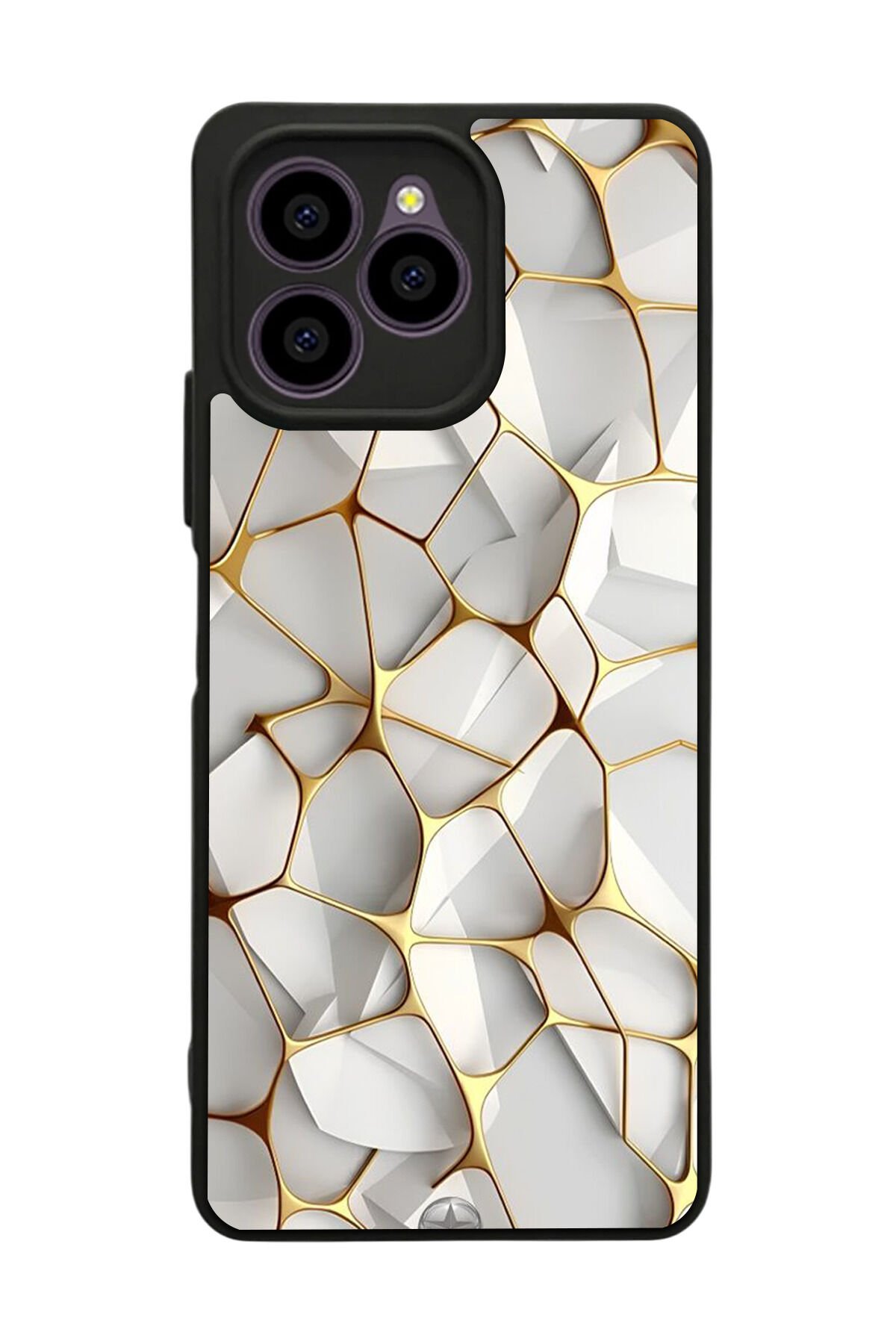Omix X6 Uyumlu Mermer Marble Tasarımlı Glossy Premium Kılıf
