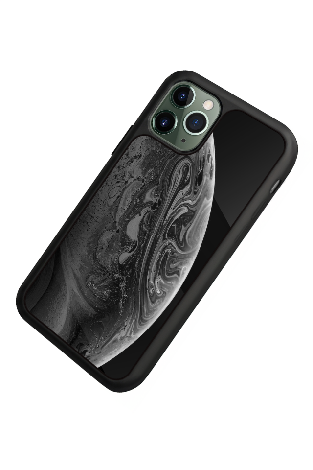 iPhone 11 Pro Max Uyumlu Ay Tasarımlı Glossy Premium Kılıf