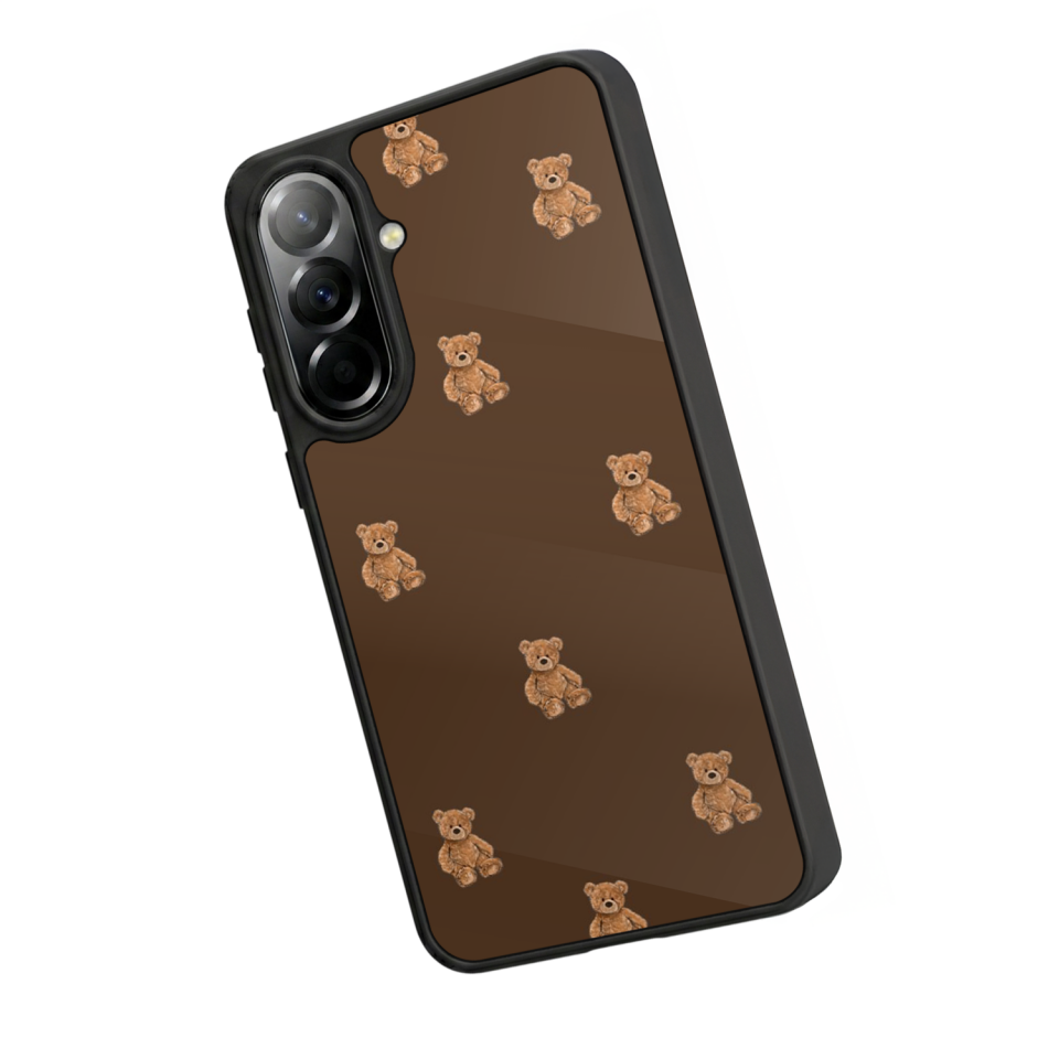 Samsung Galaxy A37 Uyumlu Ayı Tasarımlı Glossy Premium Kılıf