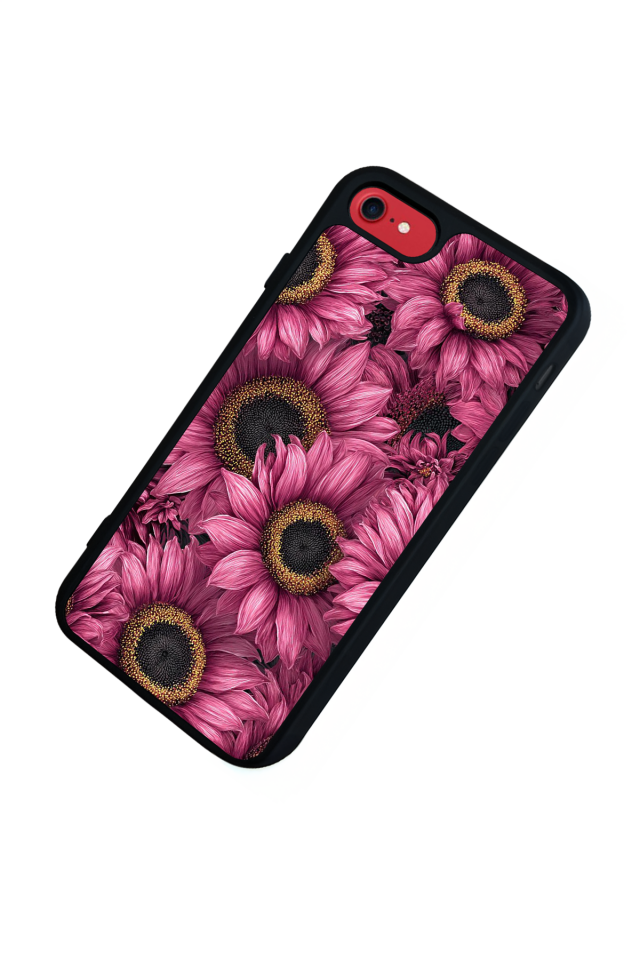 iPhone 7 Uyumlu Cicek Tasarımlı Glossy Premium Kılıf