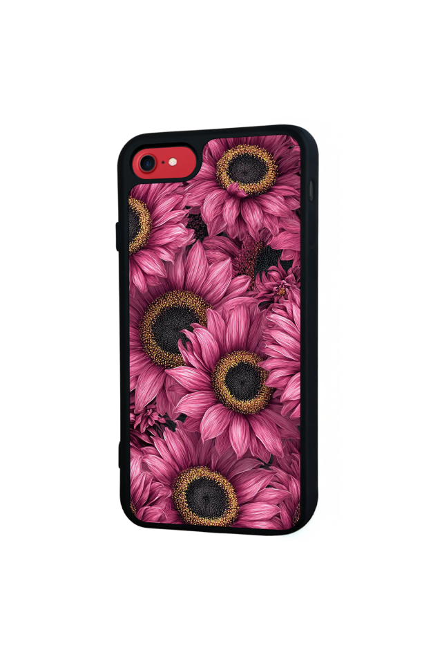 iPhone 7 Uyumlu Cicek Tasarımlı Glossy Premium Kılıf