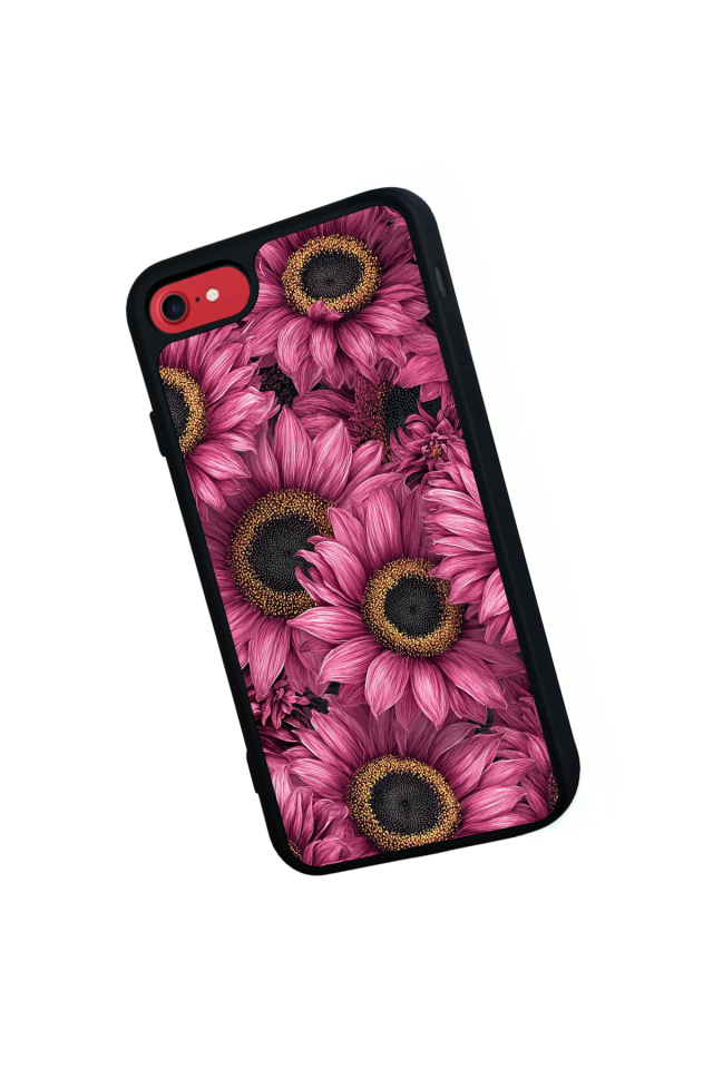 iPhone 7 Uyumlu Cicek Tasarımlı Glossy Premium Kılıf