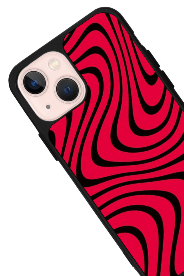 iPhone 15 Plus Uyumlu Çizgi Sanatı Tasarımlı Glossy Premium Kılıf