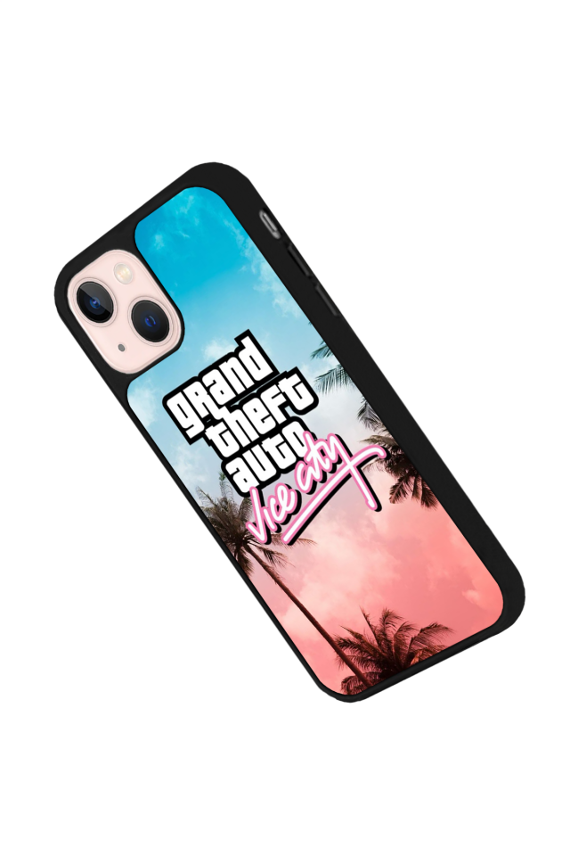 iPhone 15 Plus Uyumlu GTA Tasarımlı Glossy Premium Kılıf