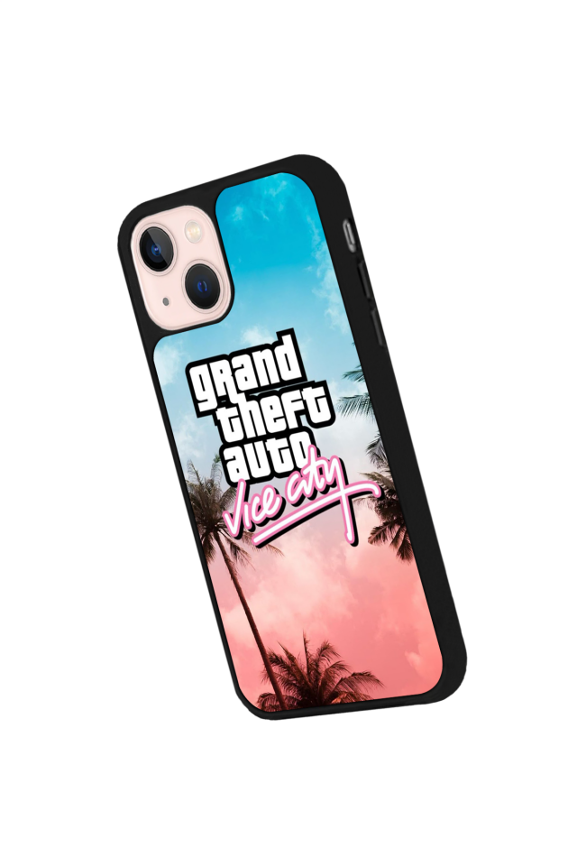 iPhone 15 Plus Uyumlu GTA Tasarımlı Glossy Premium Kılıf