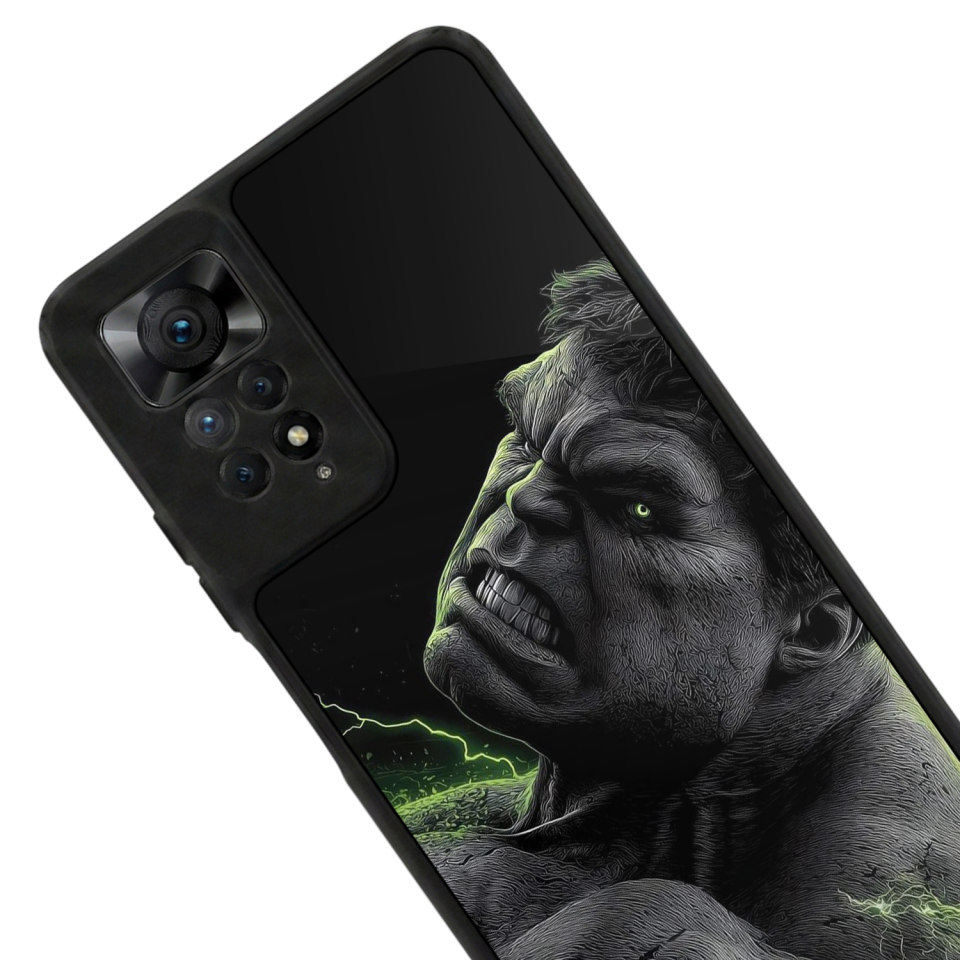Xiaomi Redmi Note 12 Pro Uyumlu Hulk Tasarımlı Glossy Premium Kılıf