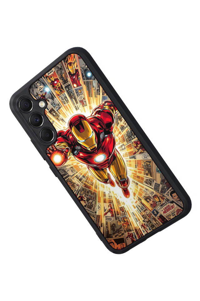 Samsung Galaxy A34 Uyumlu  Iron Man ( Demir Adam ) Tasarımlı Glossy Premium Kılıf