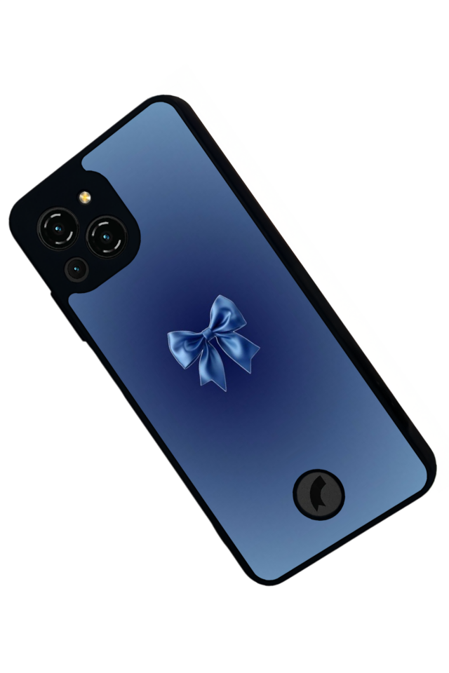 Reeder S23 Pro Max Uyumlu Kurdele Tasarımlı Glossy Premium Kılıf