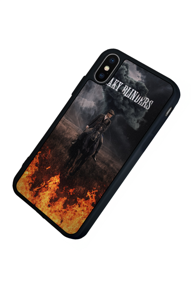 iPhone X/ XS Uyumlu Peaky Blinders Tasarımlı Glossy Premium Kılıf