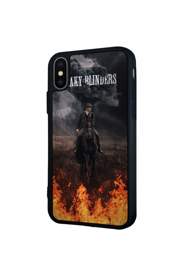 iPhone X/ XS Uyumlu Peaky Blinders Tasarımlı Glossy Premium Kılıf