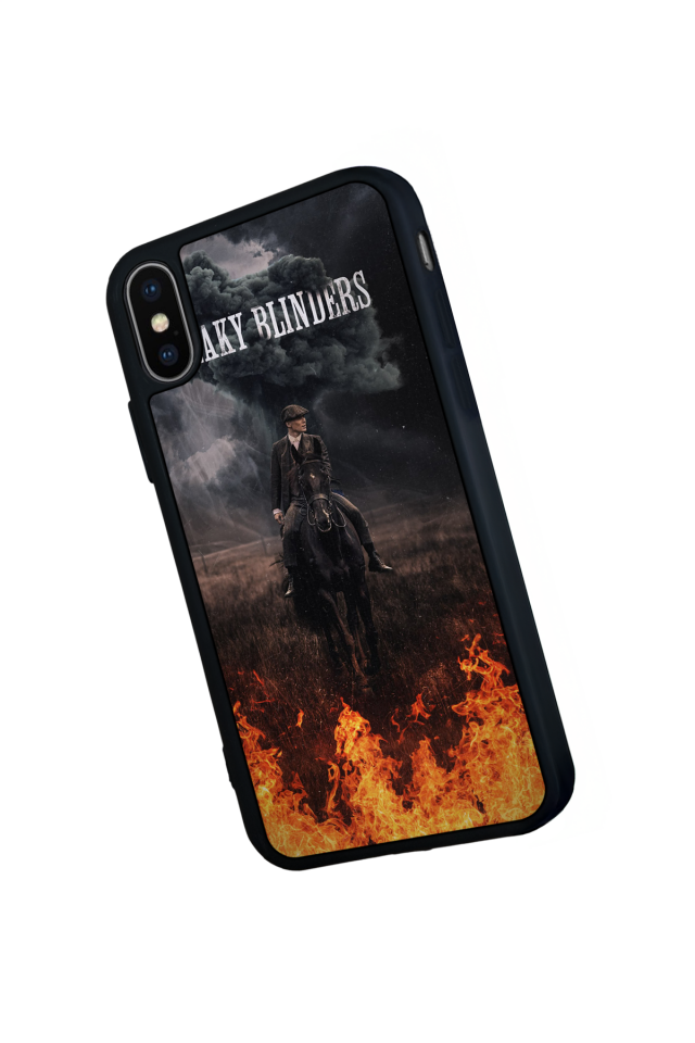 iPhone X/ XS Uyumlu Peaky Blinders Tasarımlı Glossy Premium Kılıf