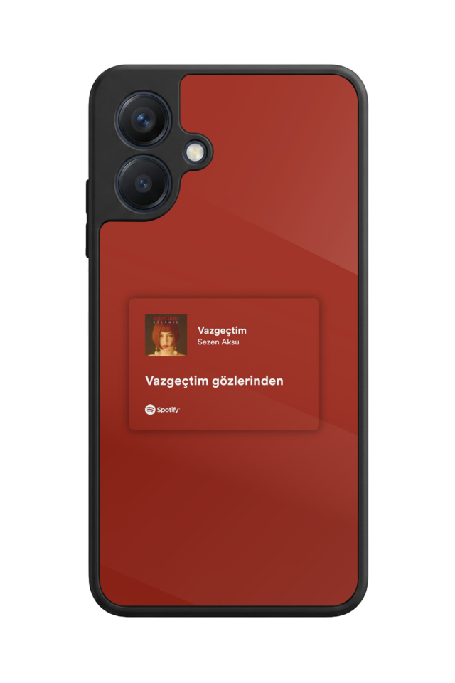 Samsung Galaxy A07 Uyumlu Sarki Sozleri Tasarımlı Glossy Premium Kılıf