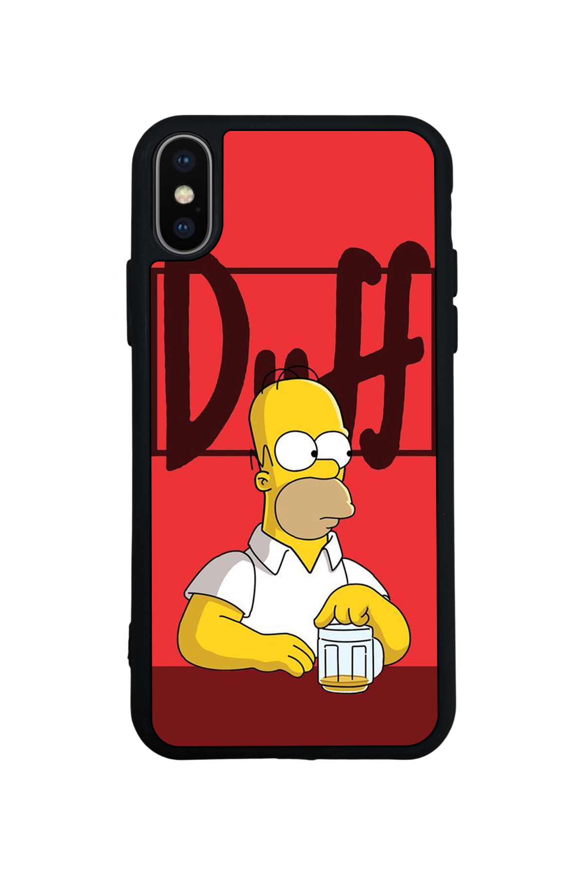 iPhone XS Max Uyumlu The Simpsons Tasarımlı Glossy Premium Kılıf